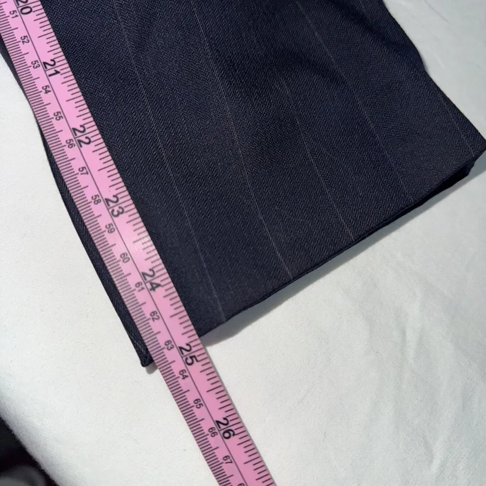 Loro Piana Blazer Sportcoat Mens Size 40R 100%‎ Wool Blazer Black Pinstripe